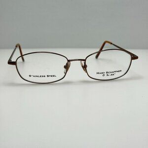 Hart Schaffner & Marx Eyeglasses Eye Glasses Frames Golden Check 720 53-18-145